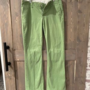Express Green and Pink Chino Pants